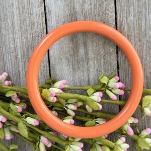Orange Bangle Bracelet